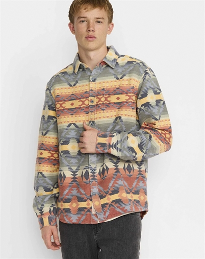 Revolution - Casual Skjorte - Orange
